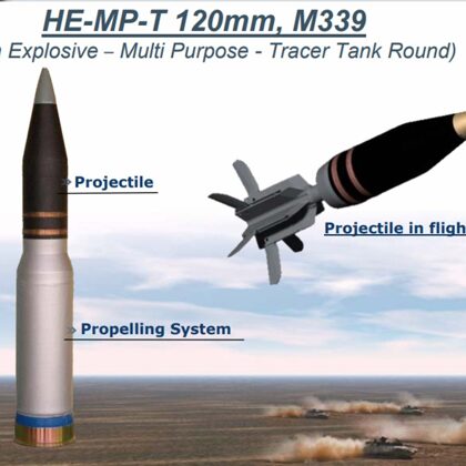חצב  120 מ"מ נפיץ 